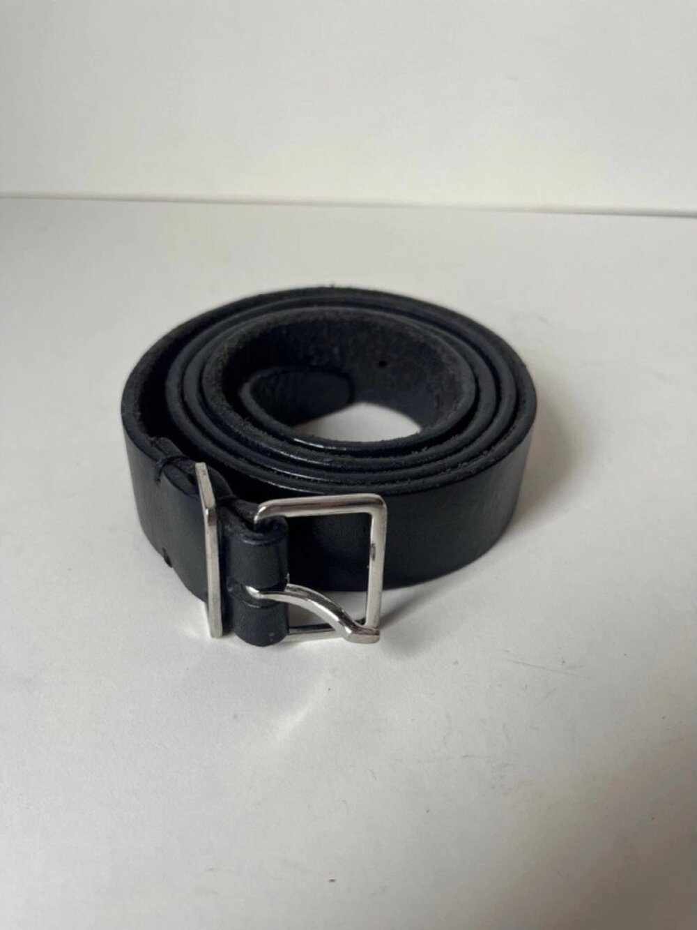 DSquared2 Black Leather Belt Medium